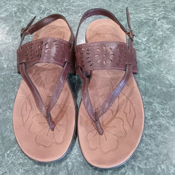 BOC Born Concept Sandals Womens 7M Clearwater Casual Thong Slingback Brown Boho - Picture 1 of 10